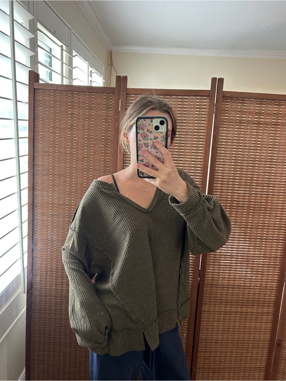Army Green Sweater